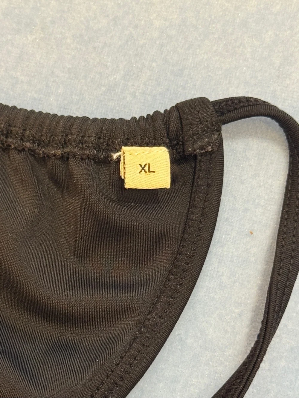 Bella Anna (Belle The Label) Siempre Black Triangle Bikini Top XL - Picture 3 of 3